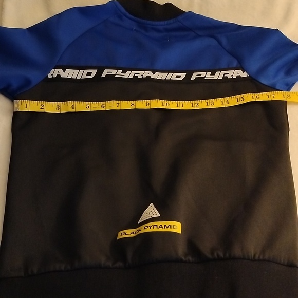 Black Pyramid Full Zip Motorcycle Biker Jacket Women's Small Read - Picture 3 of 4